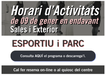PROGRAMA D'ACTIVITATS DIRIGIDES SALES